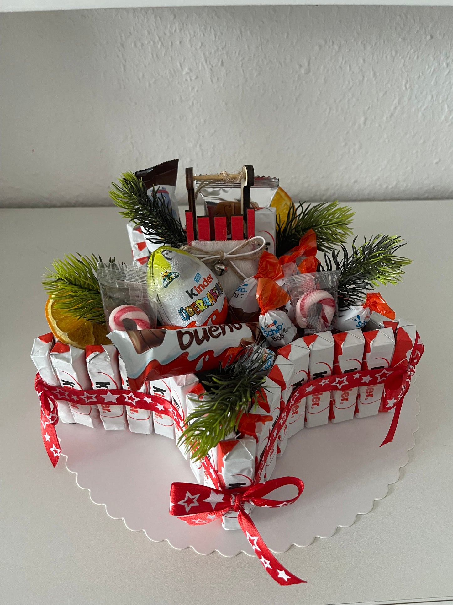 Kinderschokolade-Stern 25 cm  Einzigartiges Geschenk für Weihnachten