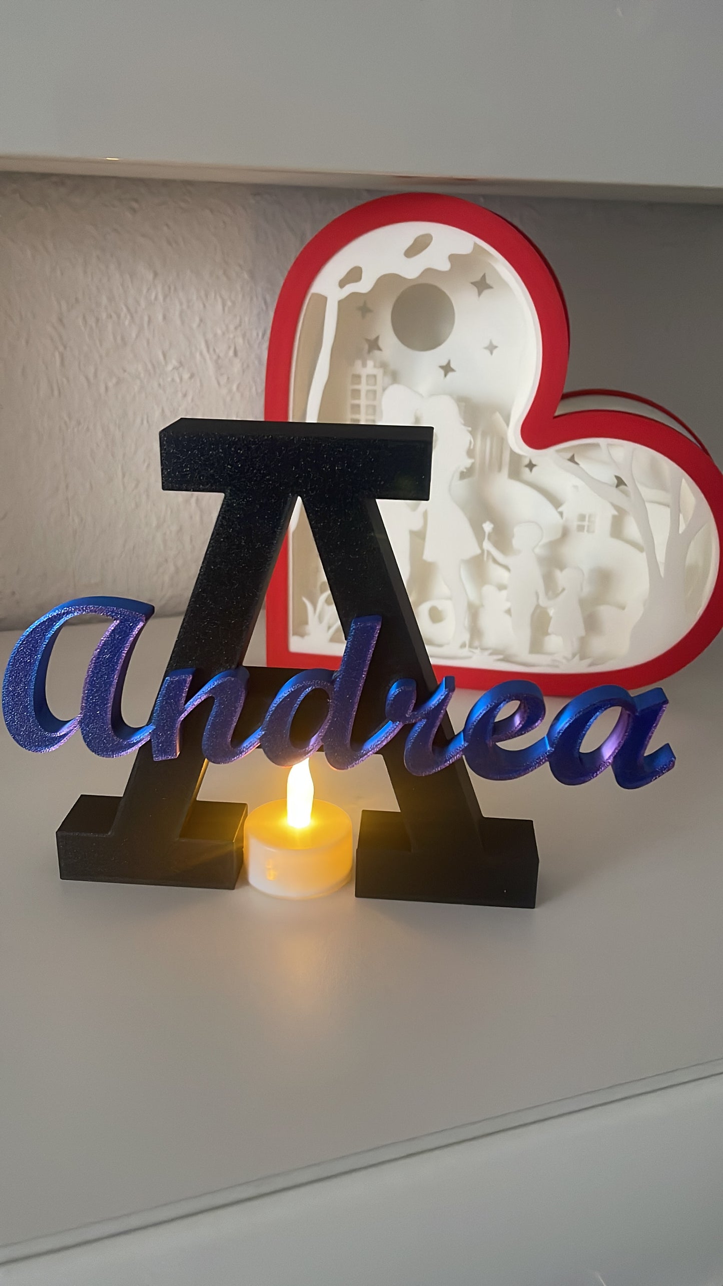 Dein Name im Fokus – Personalisierter 3D-Deko-Buchstabe