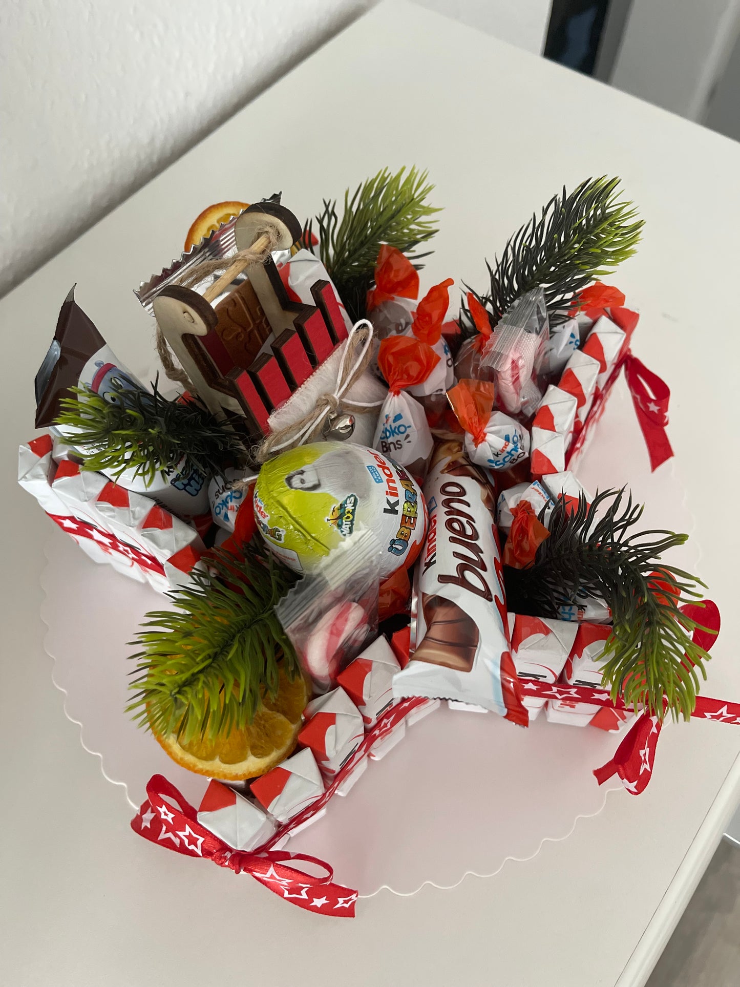 Kinderschokolade-Stern 25 cm  Einzigartiges Geschenk für Weihnachten