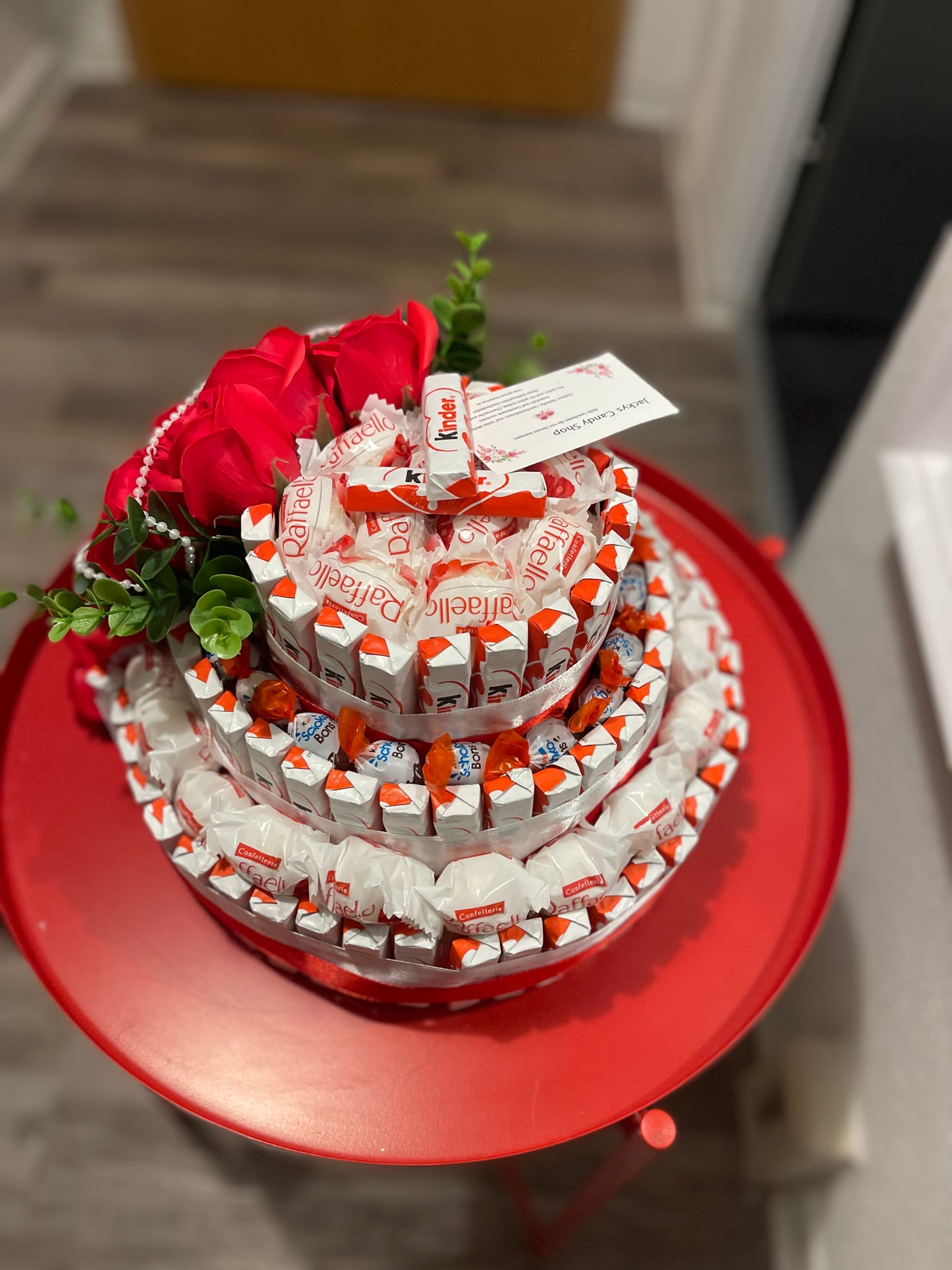 3-stöckige Torte mit Kinderschokolade