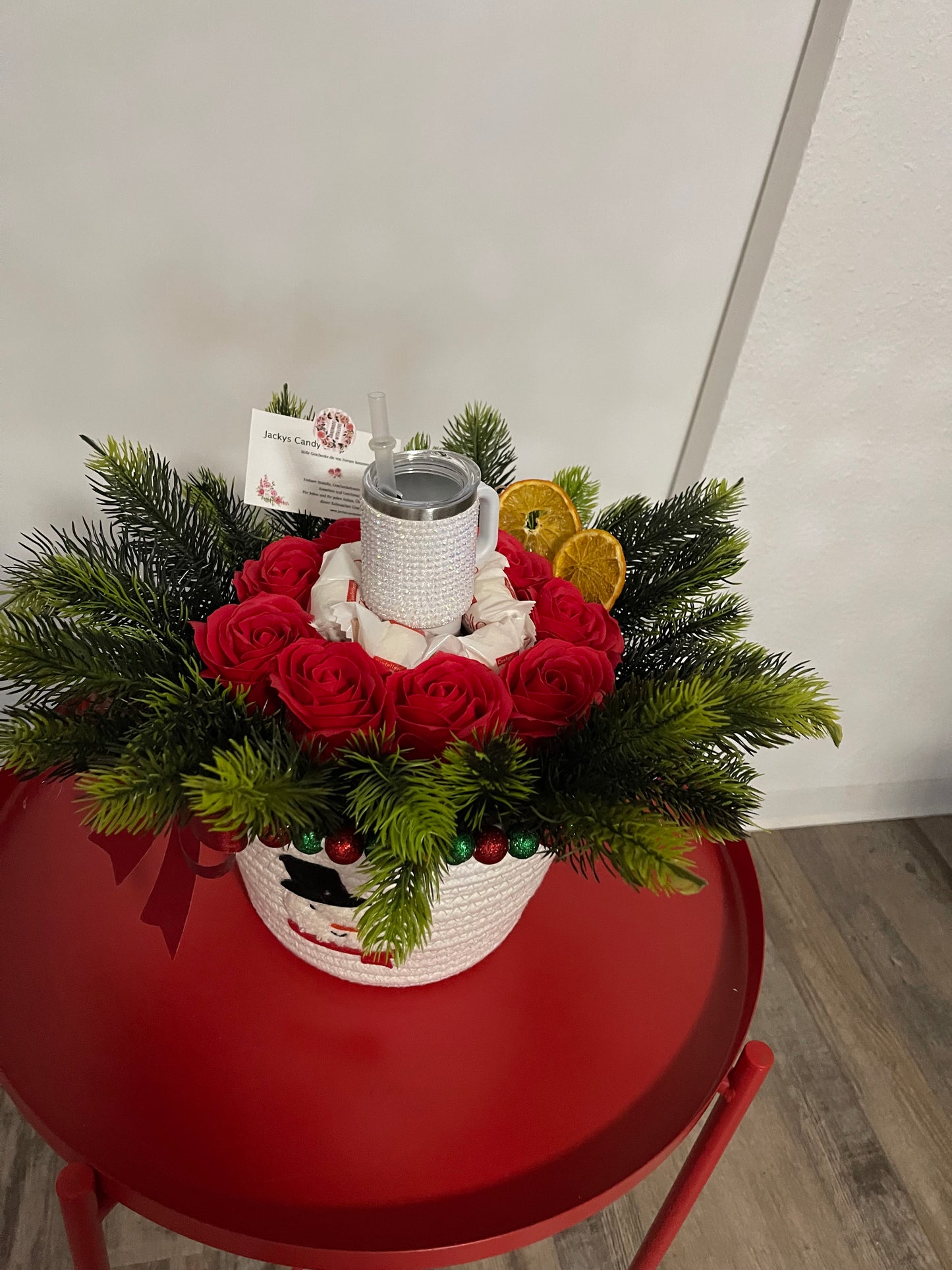 Winterzauber mit Seifenrosen und Raffaello