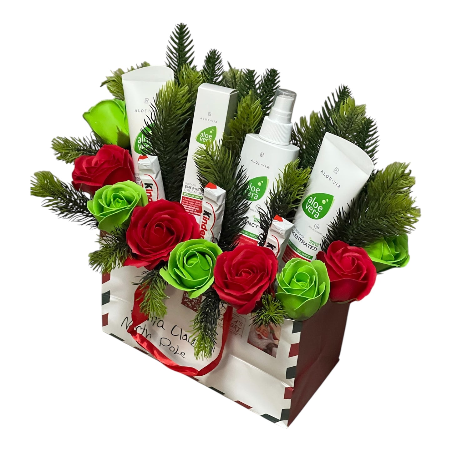Geschenketasche mit SOS-Pflege Produkte