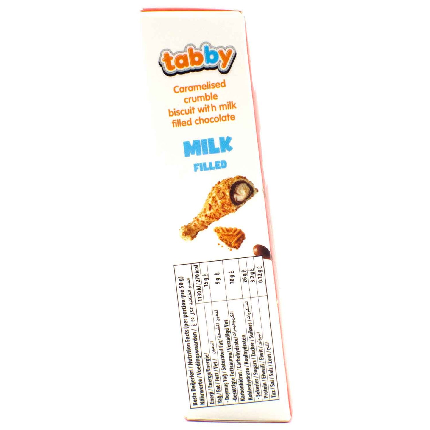 tabby Chicken Wing Crunch Milk Filled Chocolate 50g