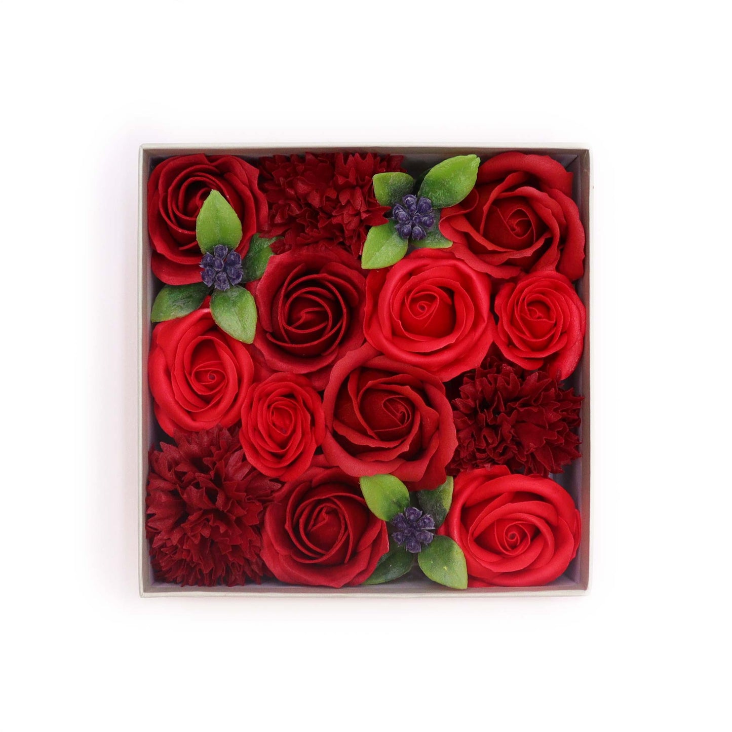 Box – klassische rote Rosen