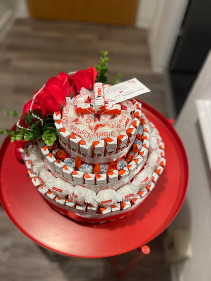 3-stöckige Torte mit Kinderschokolade