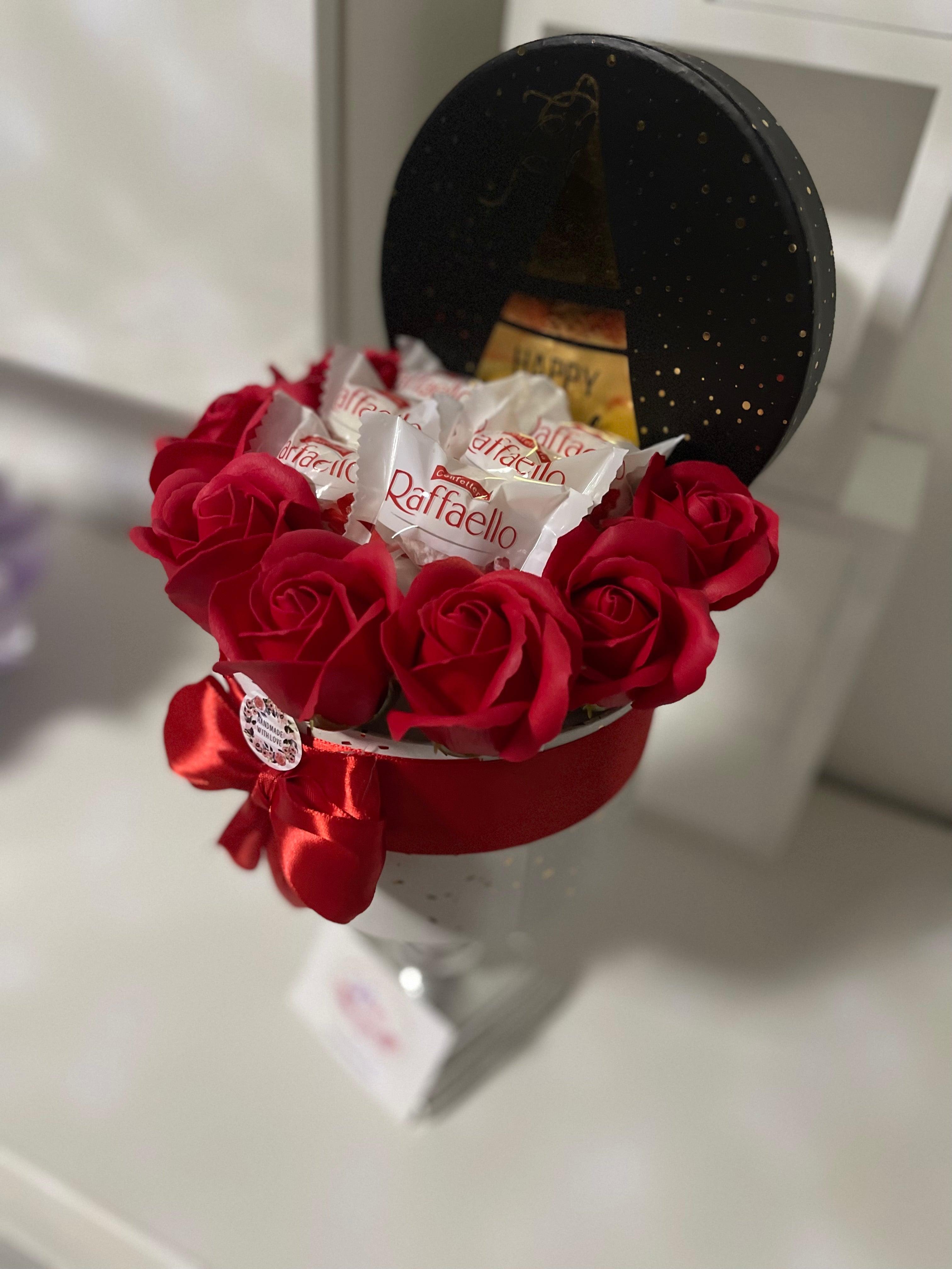 Rosenbox mit Raffaello