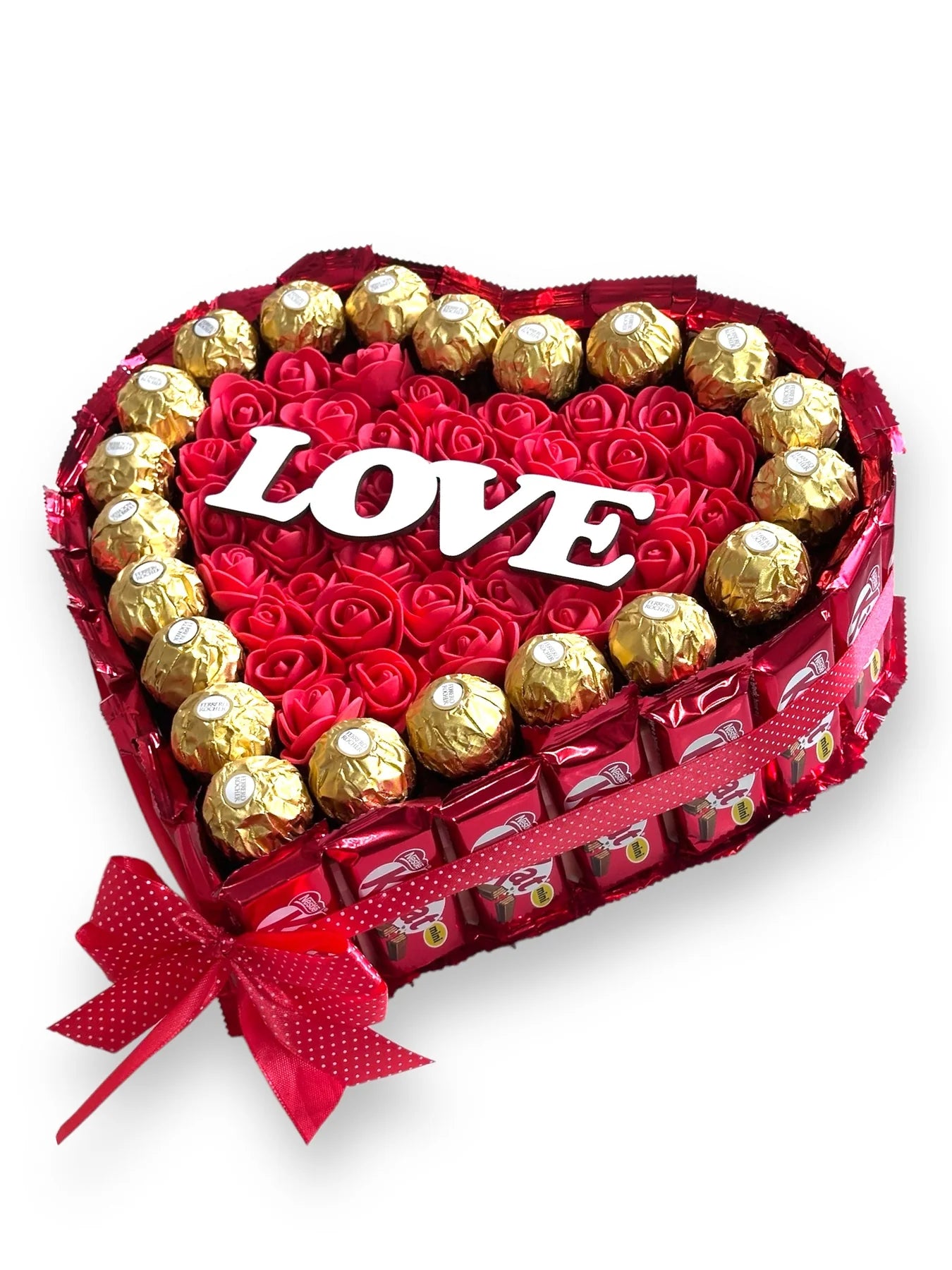 Schokoladenherz KitKat u. Rocher