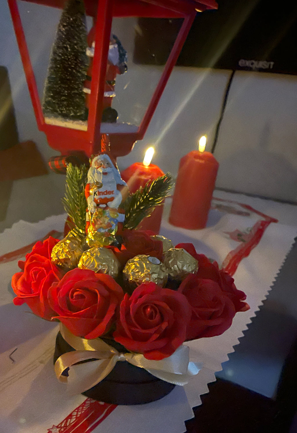 Rosen-Schokoladenbox