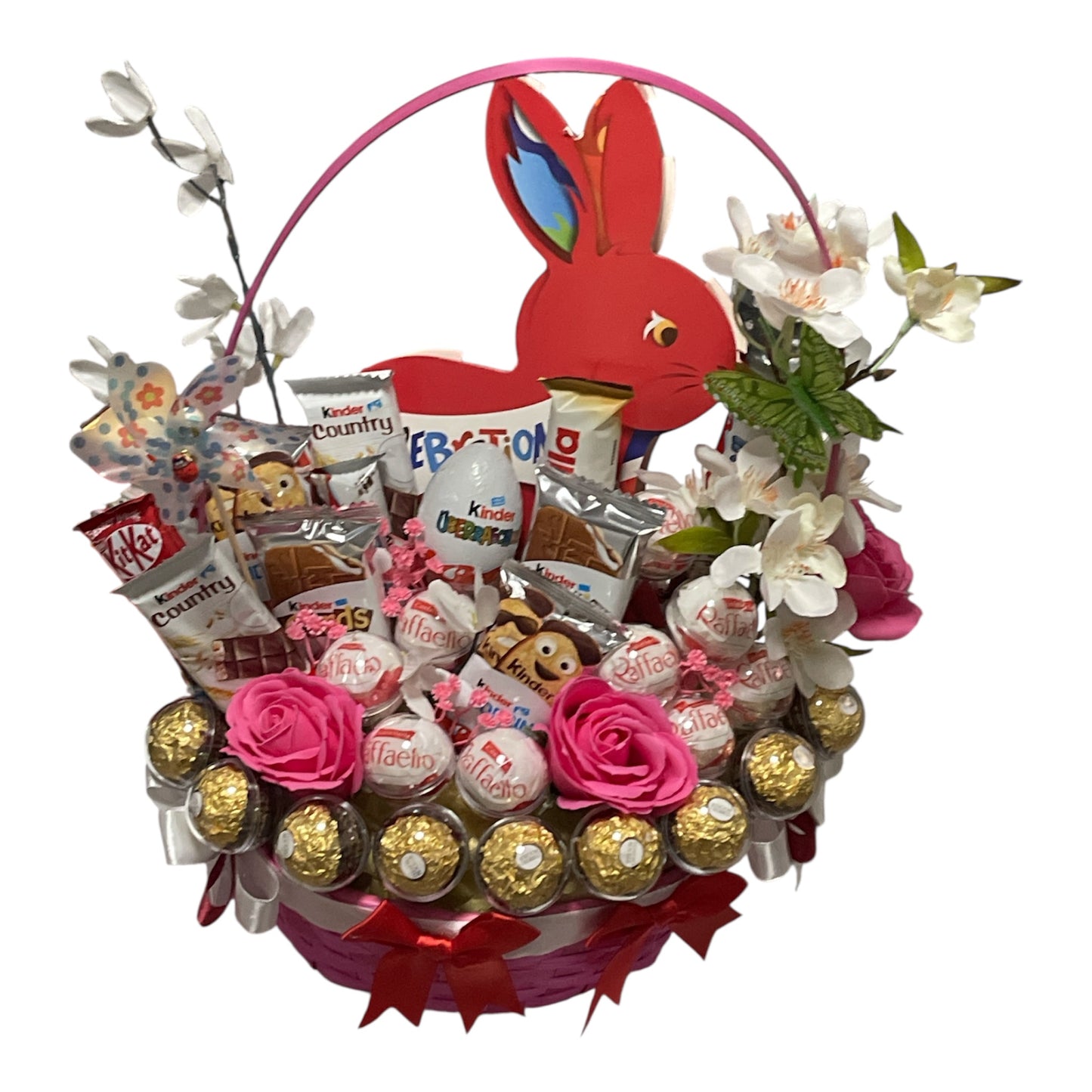 Deluxe Oster-Geschenkkorb "Kirschblüte“