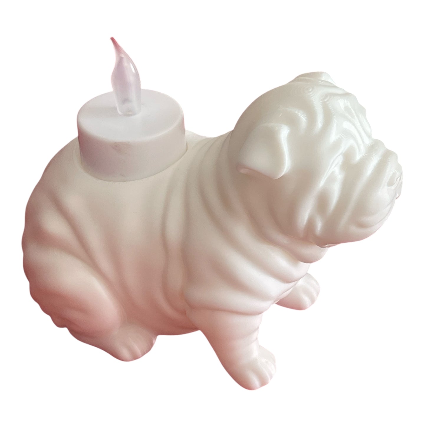 Shar-Pei Teelichthalter aus dem 3D-Druck – Licht schenken, Pfoten helfen! 🐾🕯️