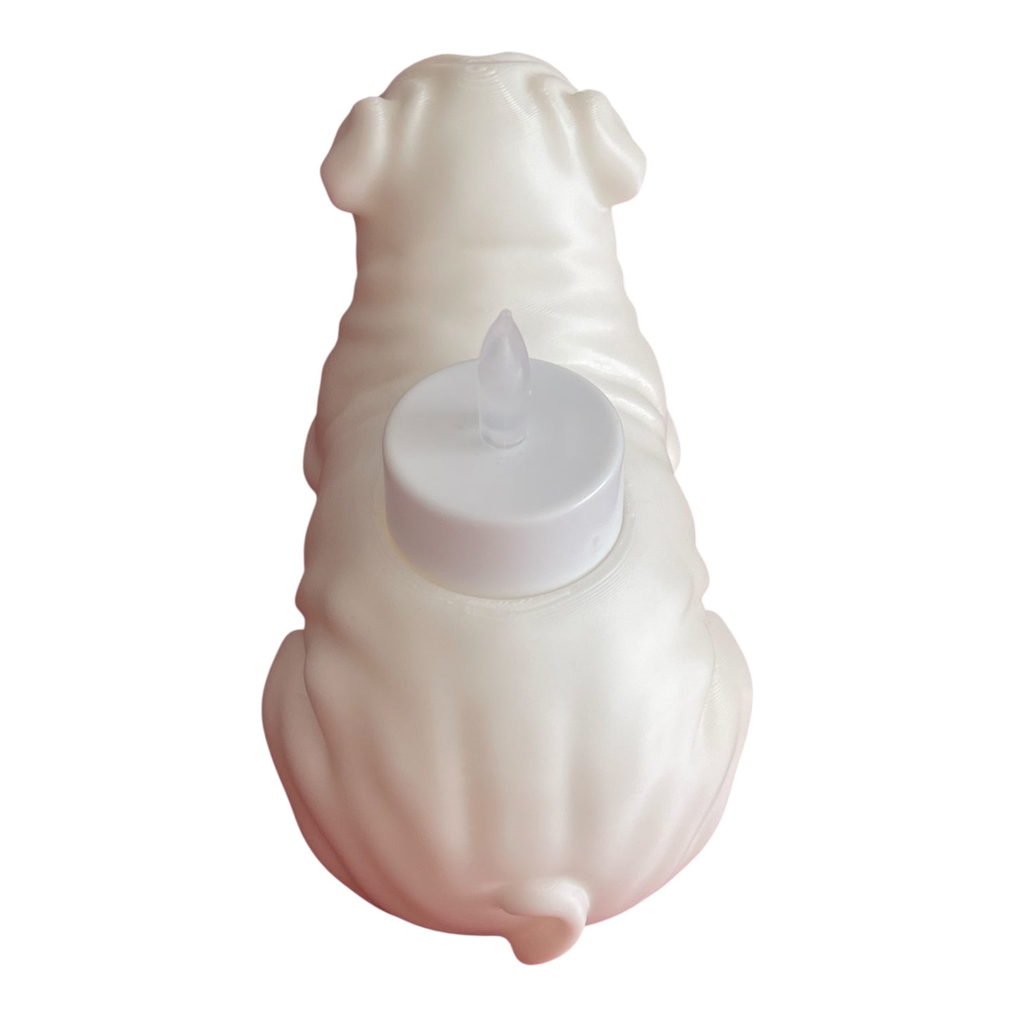 Shar-Pei Teelichthalter aus dem 3D-Druck – Licht schenken, Pfoten helfen! 🐾🕯️