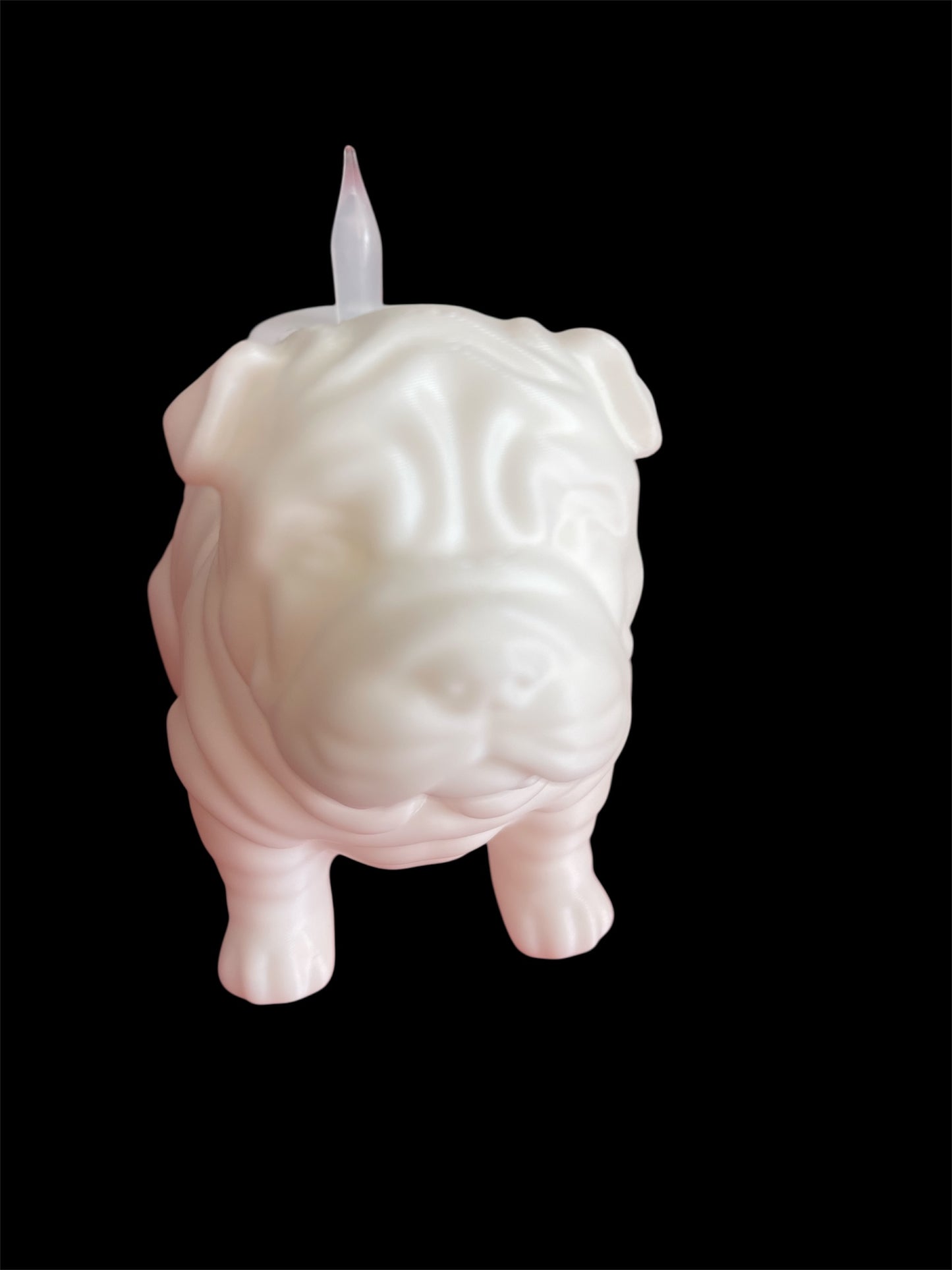 Shar-Pei Teelichthalter aus dem 3D-Druck – Licht schenken, Pfoten helfen! 🐾🕯️