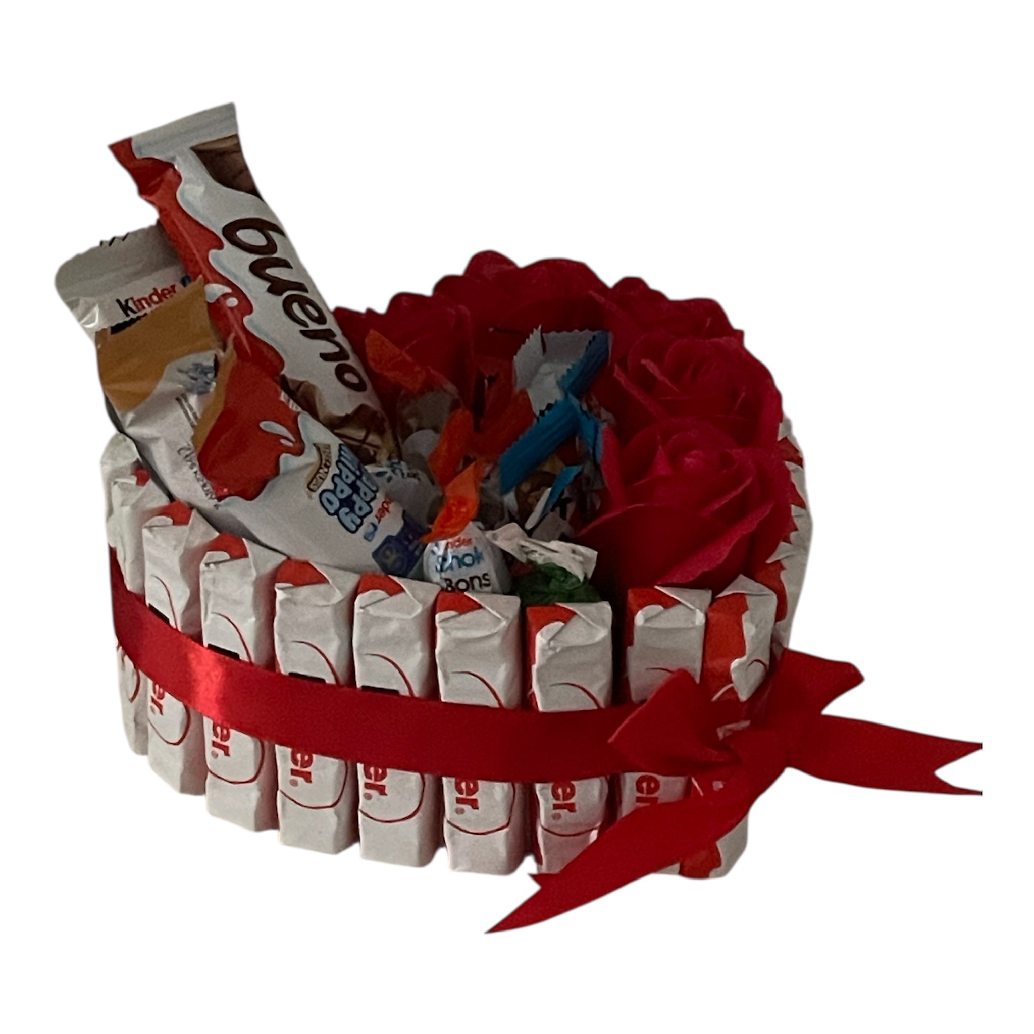 "Geschenk der Liebe" Herz gefüllt mit Kinderschokolade