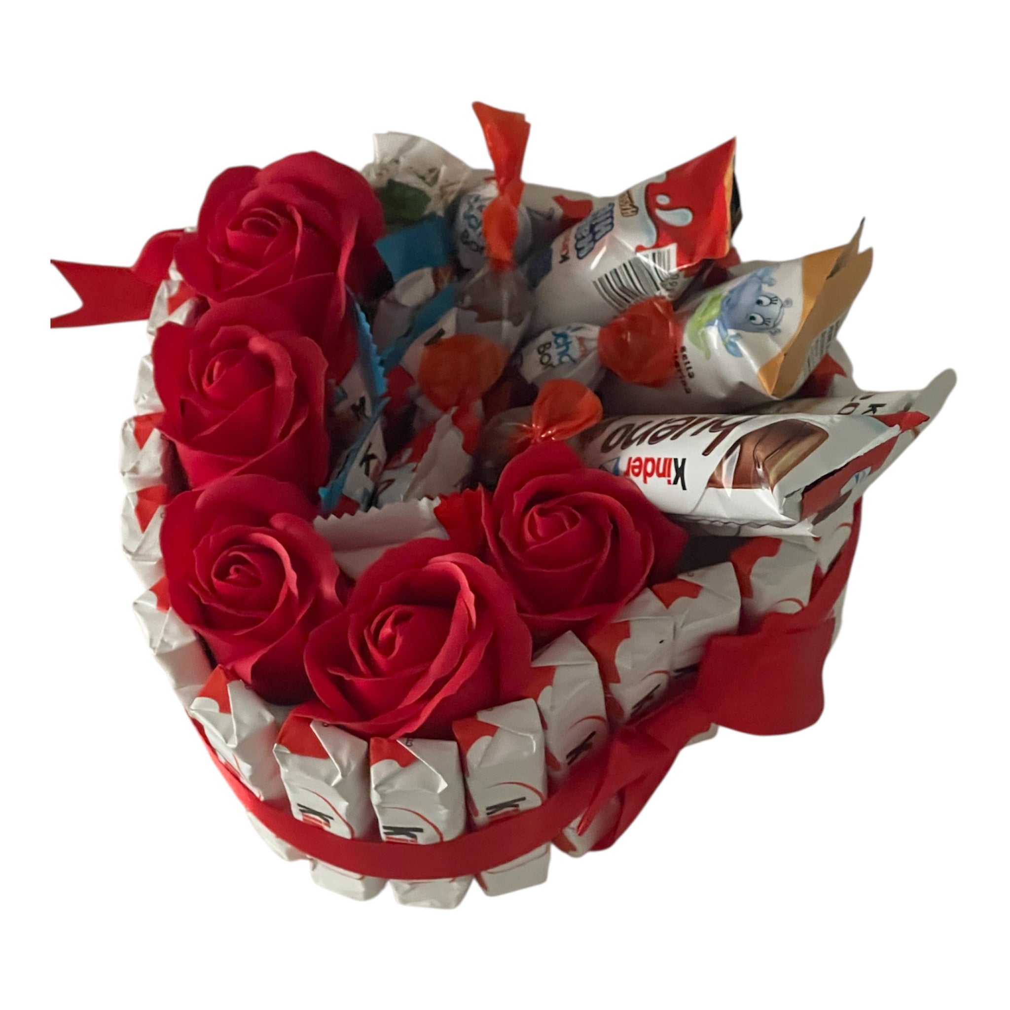 "Geschenk der Liebe" Herz gefüllt mit Kinderschokolade