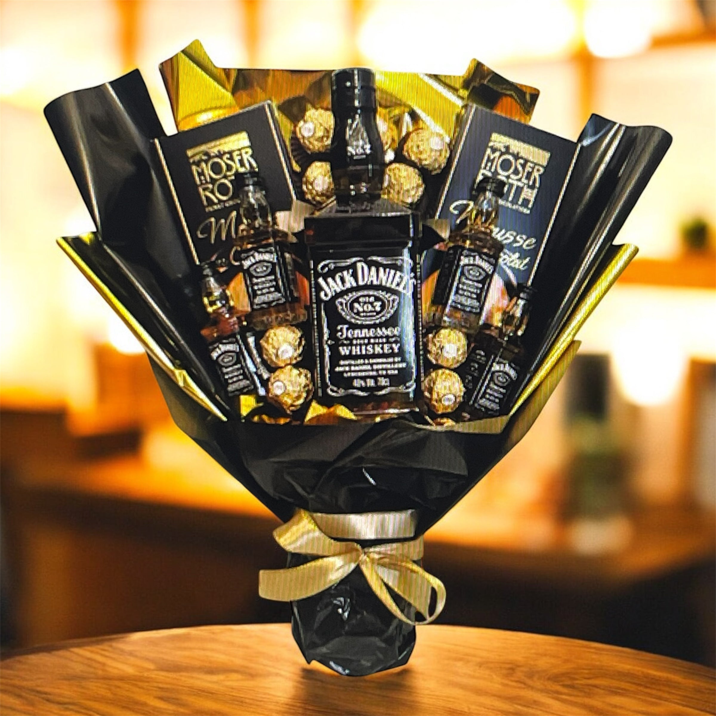 Luxuriöser Jack Daniel's Geschenkstrauß