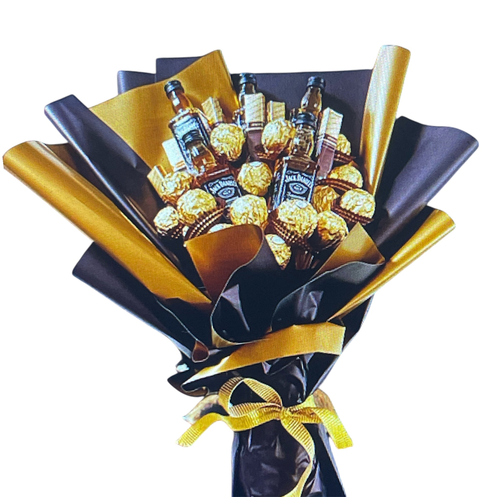 Essbarer Blumenstrauß "Jack Daniel's"