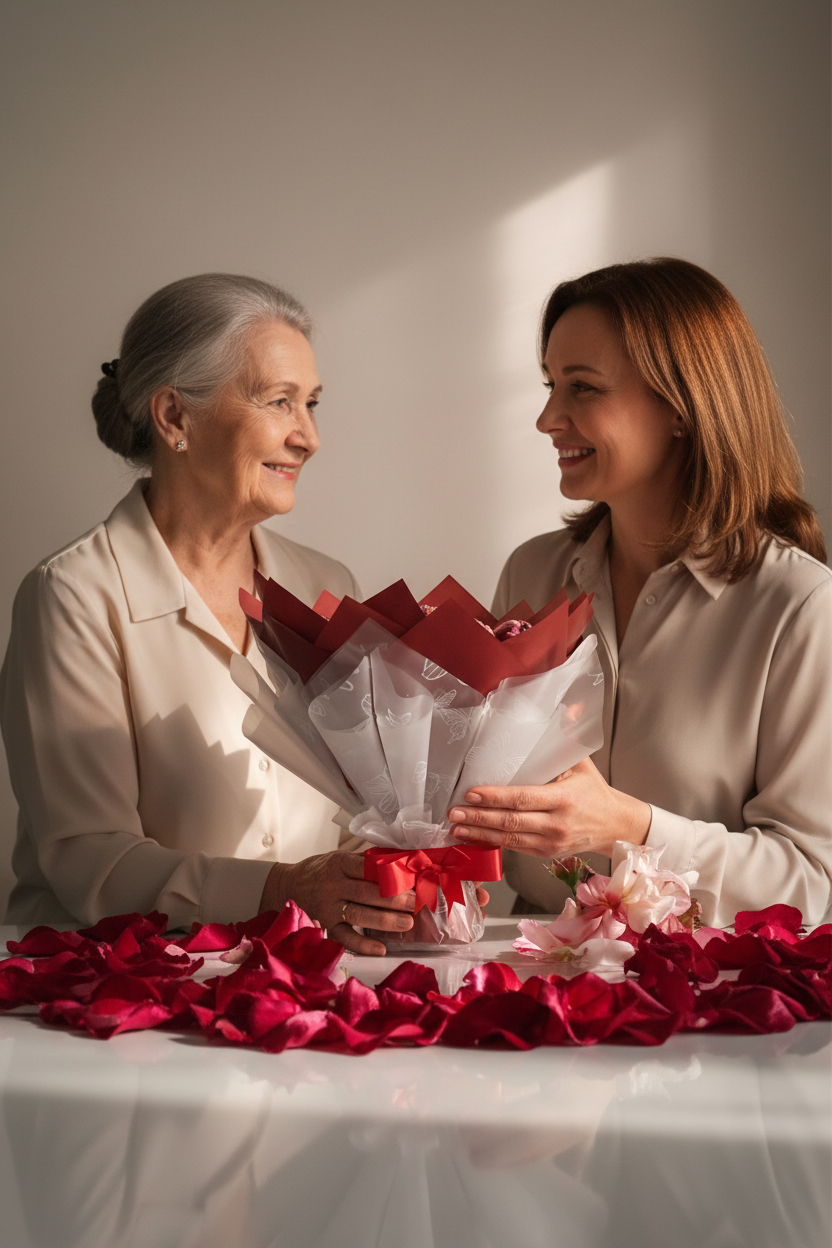 „Herz der Liebe“ – Krönende Romantik mit Seifenrosen & Raffaello